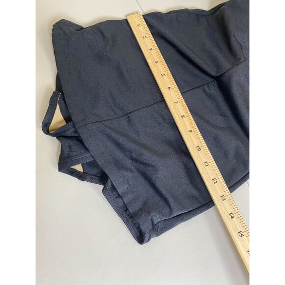 Vintage Cole Of California 40s 50s Retro One Piece Swimsuit Size 10 Black Red - Picture 11 of 16